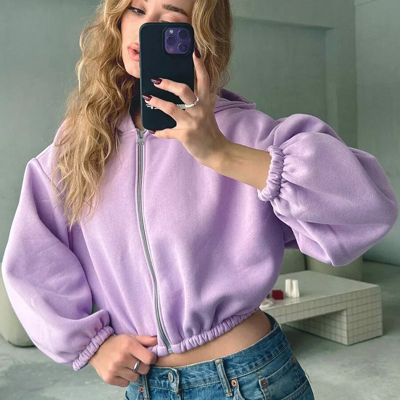 Women's Solid Color Hoodies