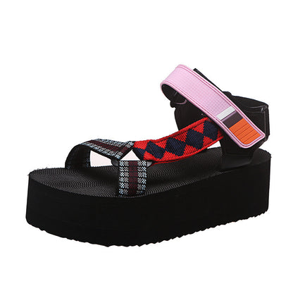 Platform Platform Sandals With Women's Sandals - Plush Fashions Shop 