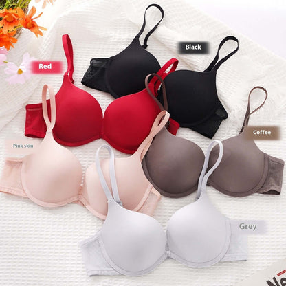 Seamless Underwear For Women Summer Small Breast Push-up Thin Seamless Bra - Plush Fashions Shop 