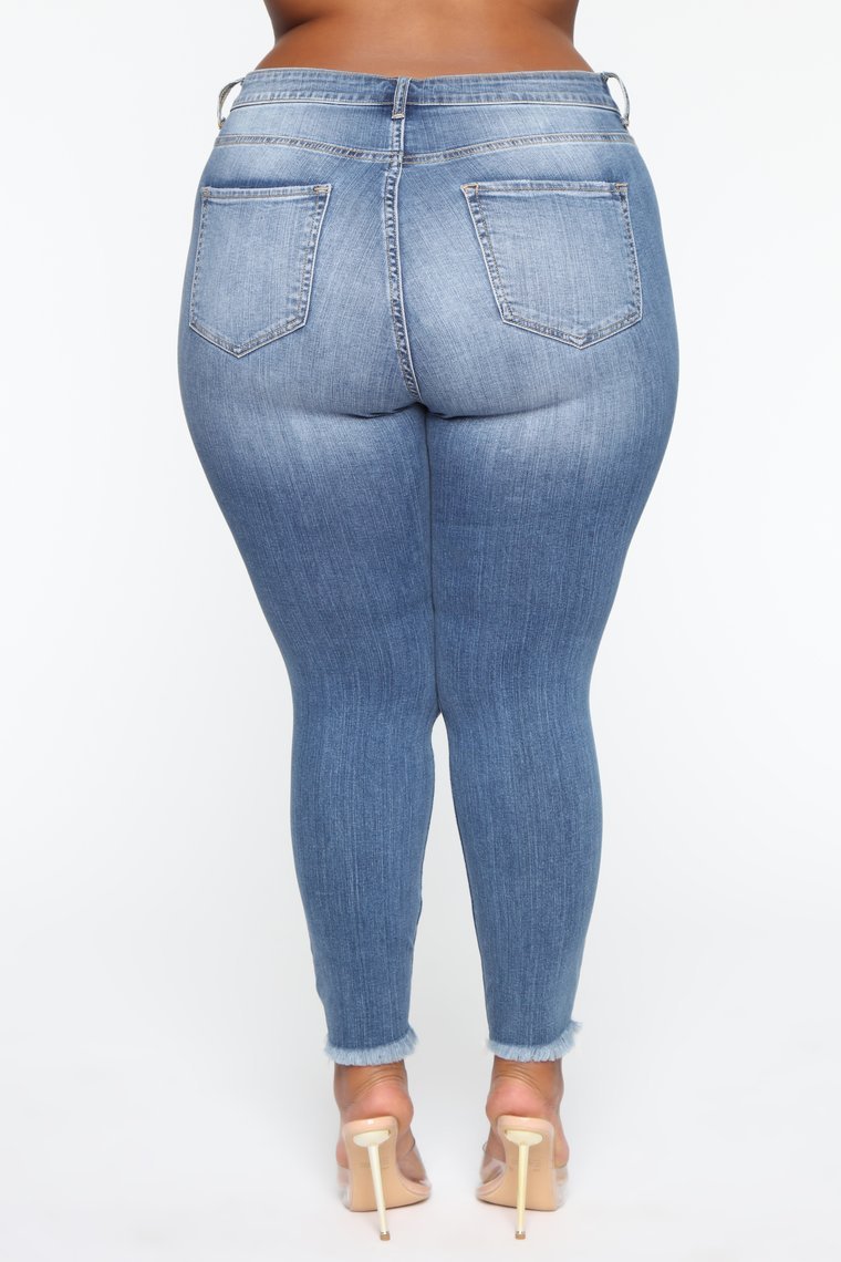 Stretch Ripped Women Plus Size Jeans Plus Size Jeans - Plush Fashions Shop 