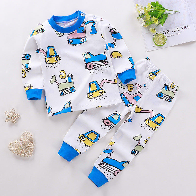 Boys And Girls Children's Cotton Children Pajamas - Plush Fashions Shop 