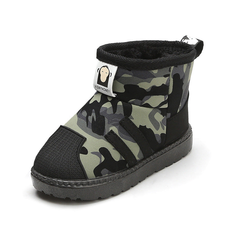 Camouflage soft bottom children's shoes - Plush Fashions Shop 