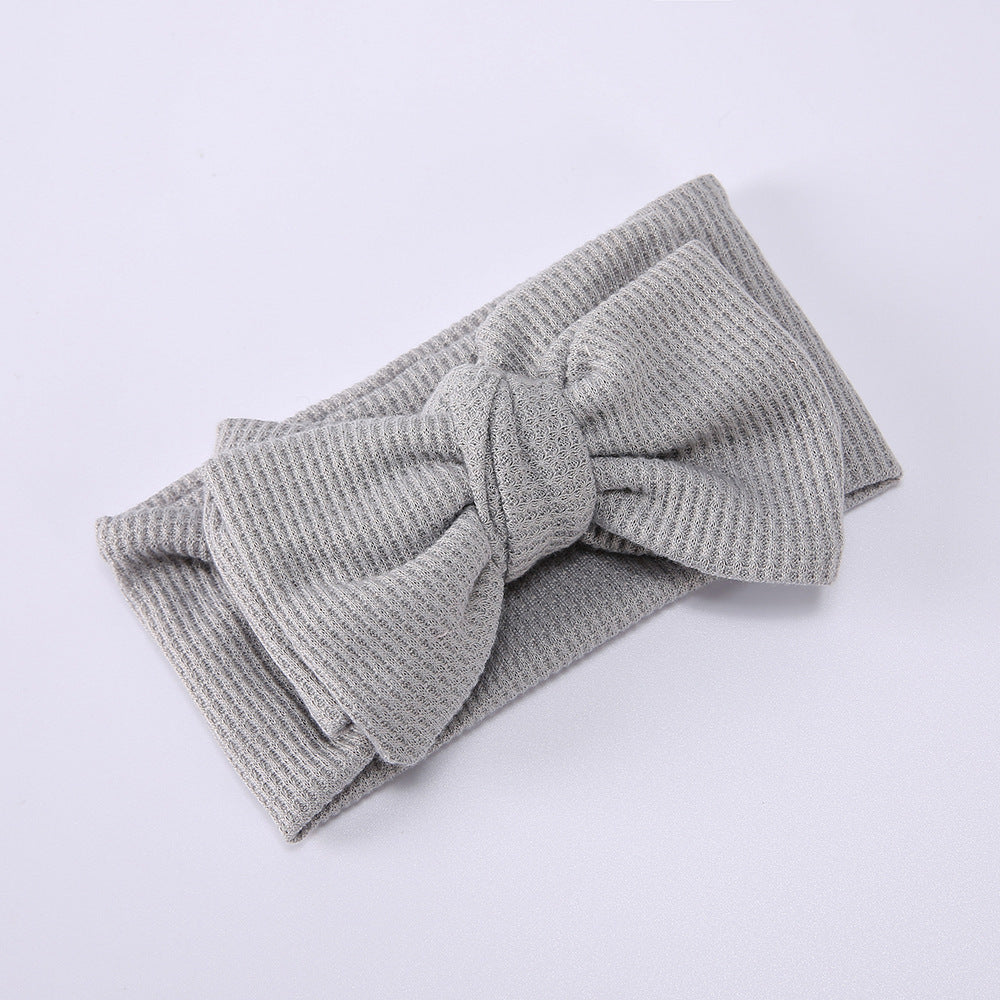 Infant Oversized Bow Hair Band - Plush Fashions Shop 