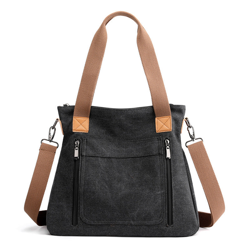 Women Large-capacity Canvas Casual Shoulder Bags