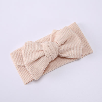 Infant Oversized Bow Hair Band - Plush Fashions Shop 