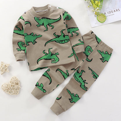 Boys And Girls Children's Cotton Children Pajamas - Plush Fashions Shop 