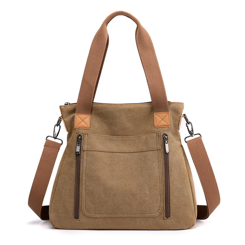 Women Large-capacity Canvas Casual Shoulder Bags