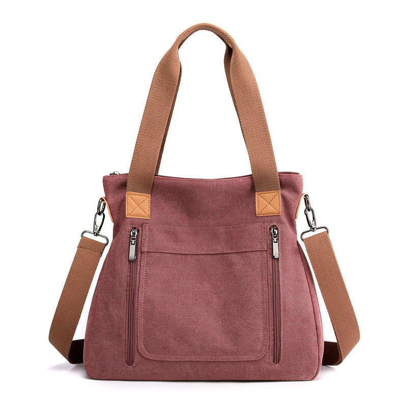 Women Large-capacity Canvas Casual Shoulder Bags