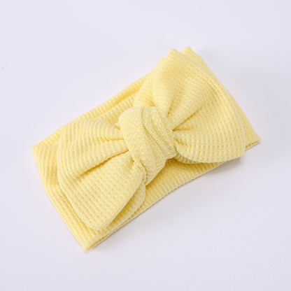 Infant Oversized Bow Hair Band - Plush Fashions Shop 