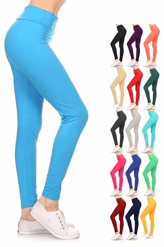 Women's Modal Leggings - Plush Fashions Shop 