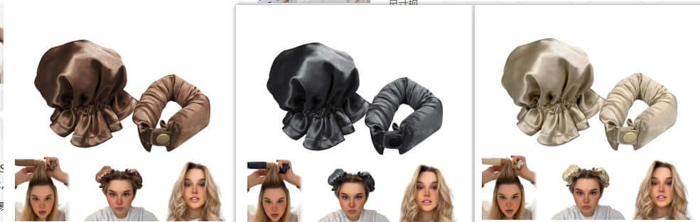 New Heatless Curl Stick With Cloth Cover Cute Ball Head Hair Curler - Plush Fashions Shop 