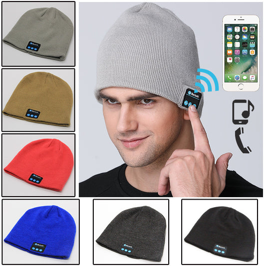 Wireless Knitted Headset Hat Multifunctional Music Hat - Plush Fashions Shop 