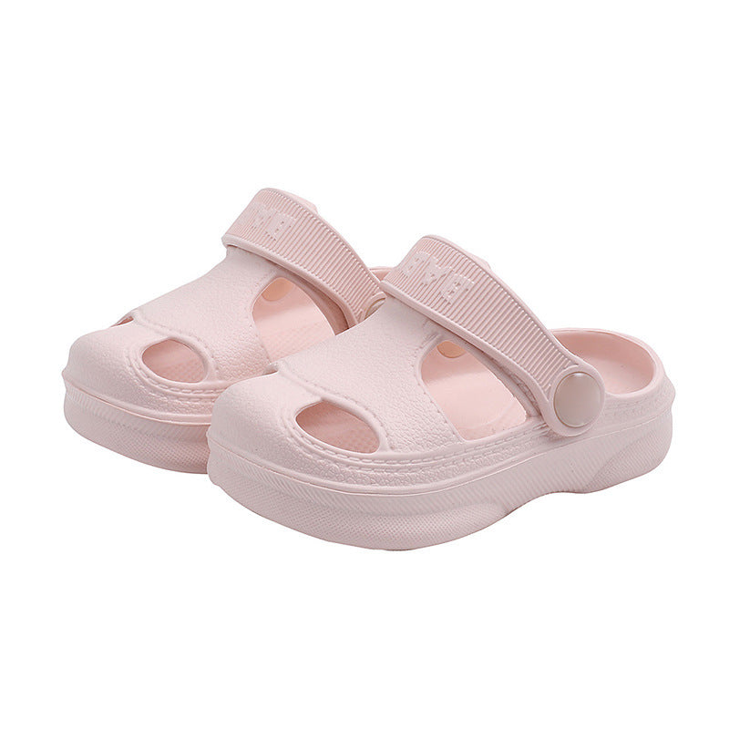 Children's Summer Baby Soft-Soled Beach Girls, Cartoon Children's Sandals - Plush Fashions Shop 