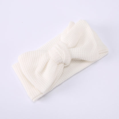 Infant Oversized Bow Hair Band - Plush Fashions Shop 