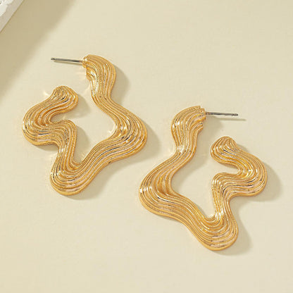 Retro Style Exaggerated Female Earrings - Plush Fashions Shop 