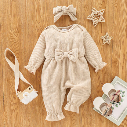 New Autumn Butterfly Long sleeve Infant romper - Plush Fashions Shop 