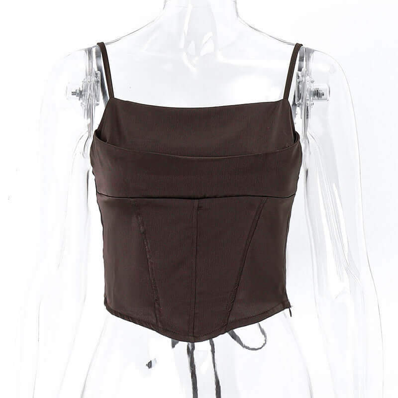 Fashion Suspenders Bottoming Vest For Women - Plush Fashions Shop 