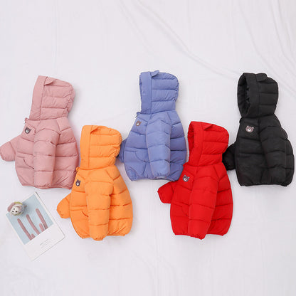 Children's Cotton Warm Girls Infants Coat - Plush Fashions Shop 