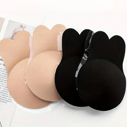 Silicone Adhesive Push-Up Bra with Reusable Breast Lift Tape