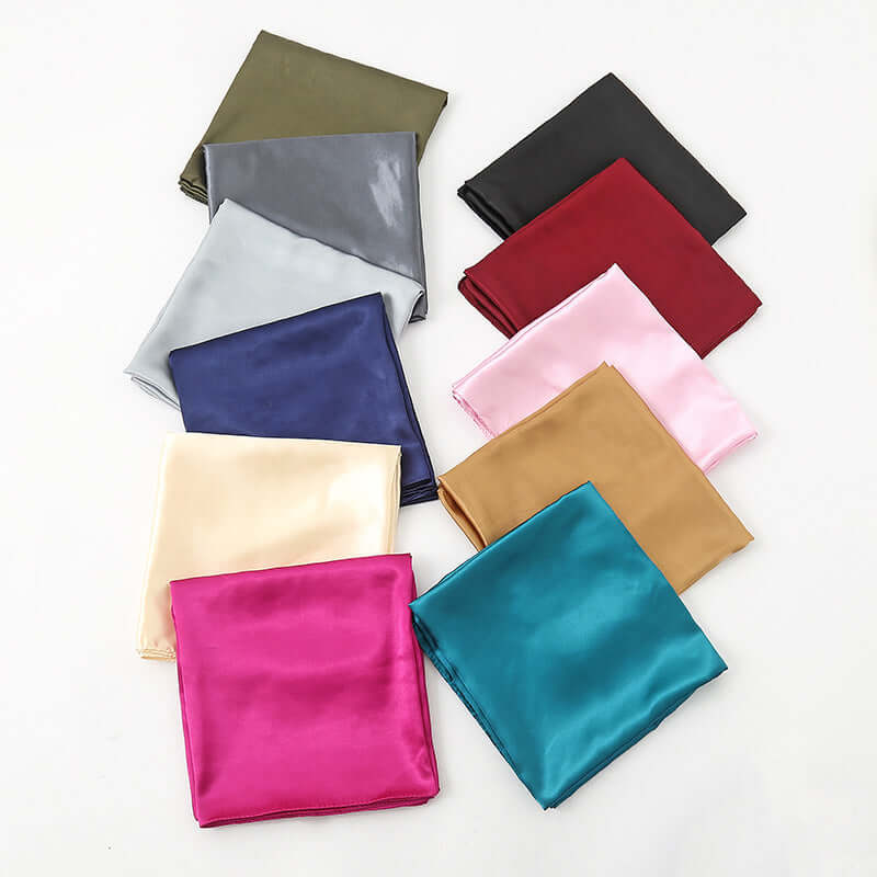 Summer Thin Women's Solid Color Large Kerchief 90 Colors - Plush Fashions Shop 