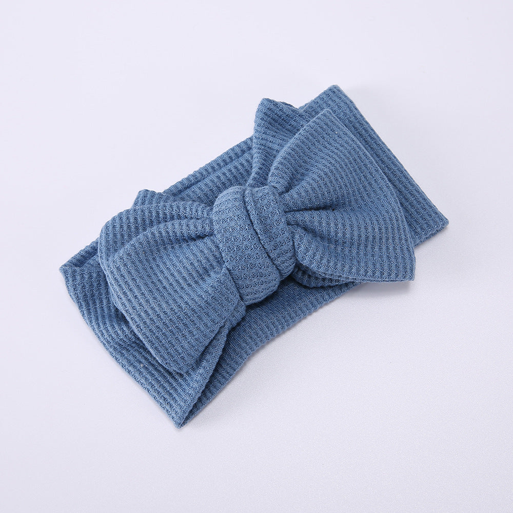 Infant Oversized Bow Hair Band - Plush Fashions Shop 