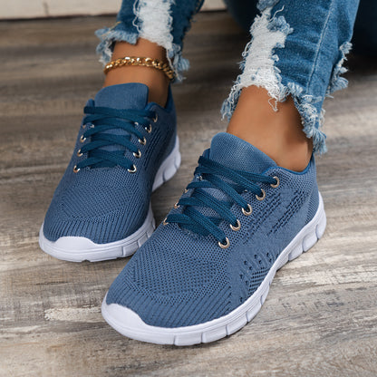 Fashion Blue Running Soft Bottom Comfortable Women's Shoes - Plush Fashions Shop 