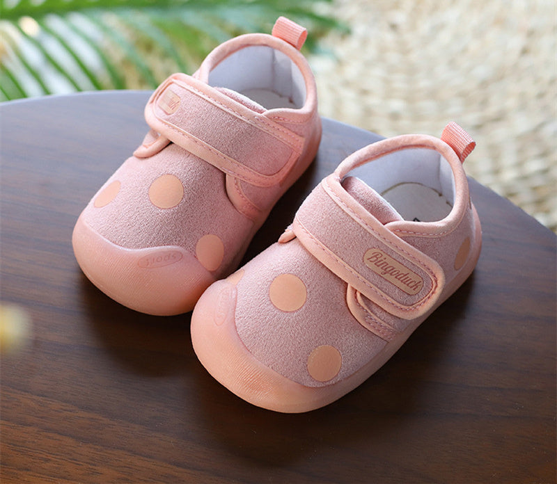 Infants And Toddlers Soft-soled Cotton Cloth Will Not Drop Shoes - Plush Fashions Shop 