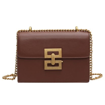 Ladies  Retro Fashion Chain Small Square Handbags Bag - Plush Fashions Shop 