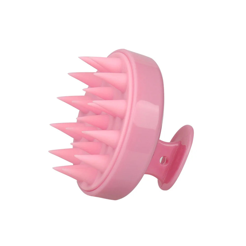 Silicone Shampoo Brush Head Scalp Massage Comb - Plush Fashions Shop 