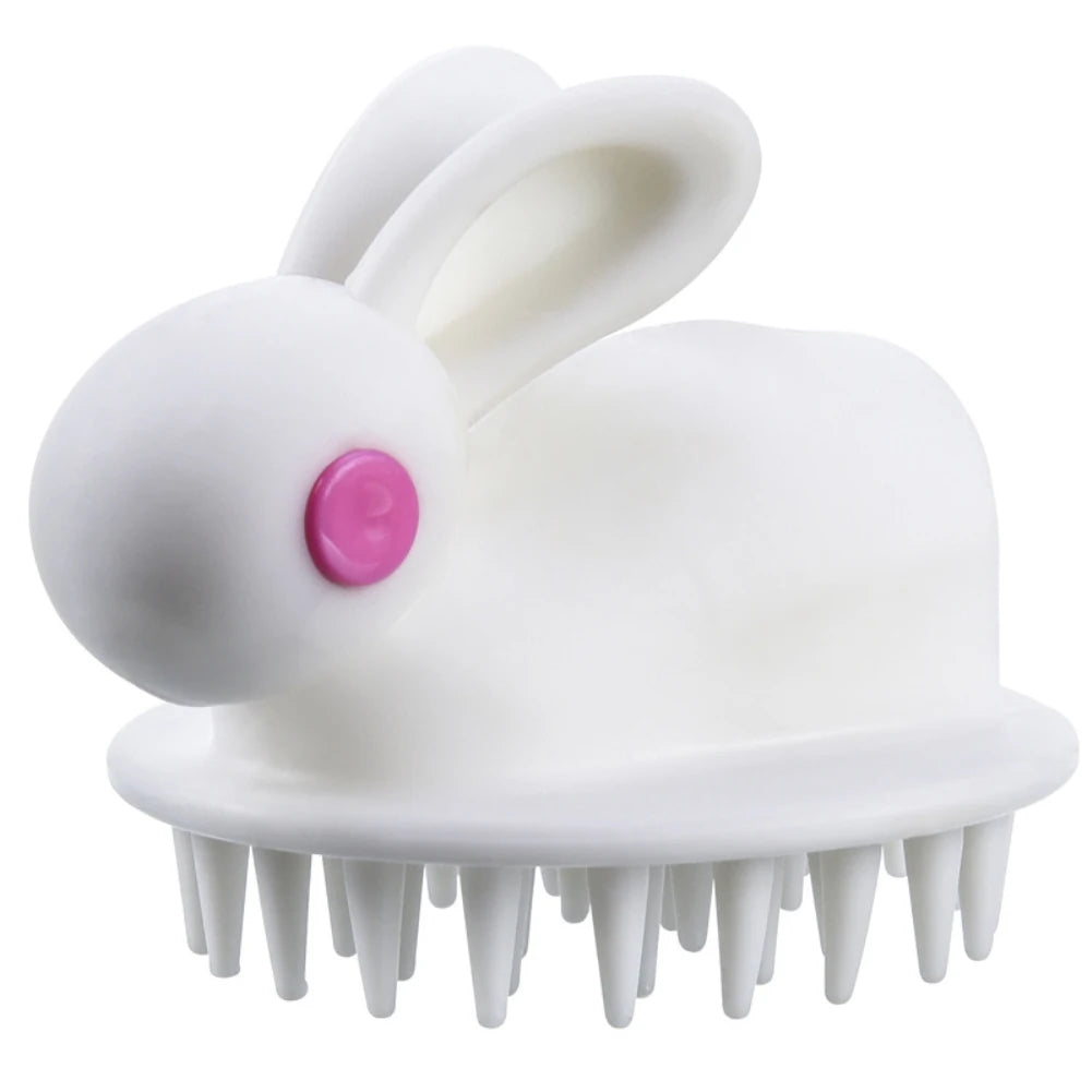 Silicone Shampoo Brush Head Scalp Massage Comb - Plush Fashions Shop 