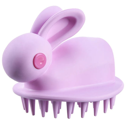 Silicone Shampoo Brush Head Scalp Massage Comb - Plush Fashions Shop 